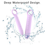 QoQiu 5-Pack Silicone Dilators for Pelvic Floor for Women with Fine Scales, Pelvic Wand Massager，Pelvic Floor Muscle Trainer, Pelvic Floor Strengthening Device with Storage Bag, Purple