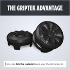 KontrolFreek FPS Freek Galaxy Black for PlayStation 4 (PS4) and PlayStation 5 (PS5) | Performance Thumbsticks | 1 High-Rise, 1 Mid-Rise | Black (Limited Edition)