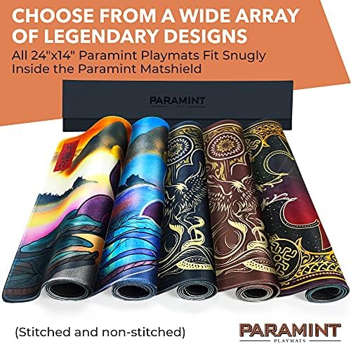 MatShield Purple, Durable Playmat Case - Compatible with Magic The Gathering, MTG Play Mat Tube - MTG Accessories - Premium Satin with Fabric Interior, Magnet Snap Closure