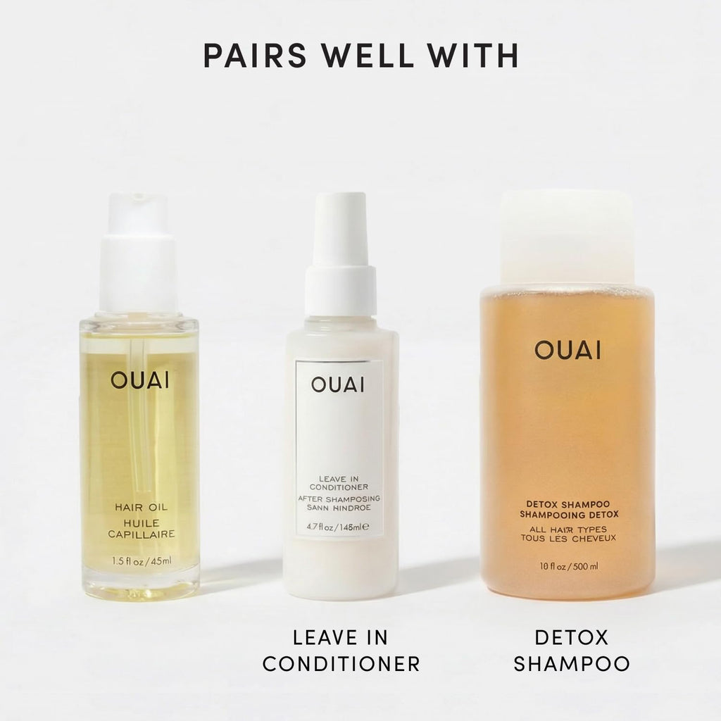 OUAI Hair Oil, Heat Protectant, Hair Frizz Control, Travel Size, 0.45 Fl Oz