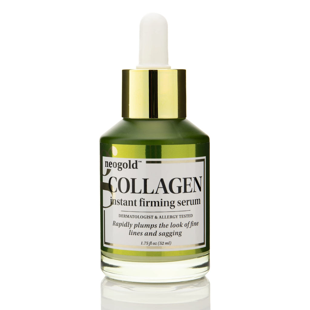 Neogold Collagen Serum For Face | Collagen Face Serum For Skin Tightening Helps Lift, Plump, & Firm Sagging Skin | Serums For Skin Care | Anti Wrinkle Boost, Fragrance Free, 2 Fl Oz