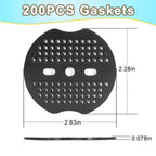 ReTang 200Pcs Landscape Staple Gaskets, Plastic Garden Stake Washers