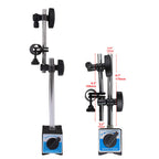 Qnkaa Dial Indicator with Magnetic Base Holder Fine Adjustable Long Arm 0-1" Magnetic Dial Indicator Professional Dial Gauge 0.001"