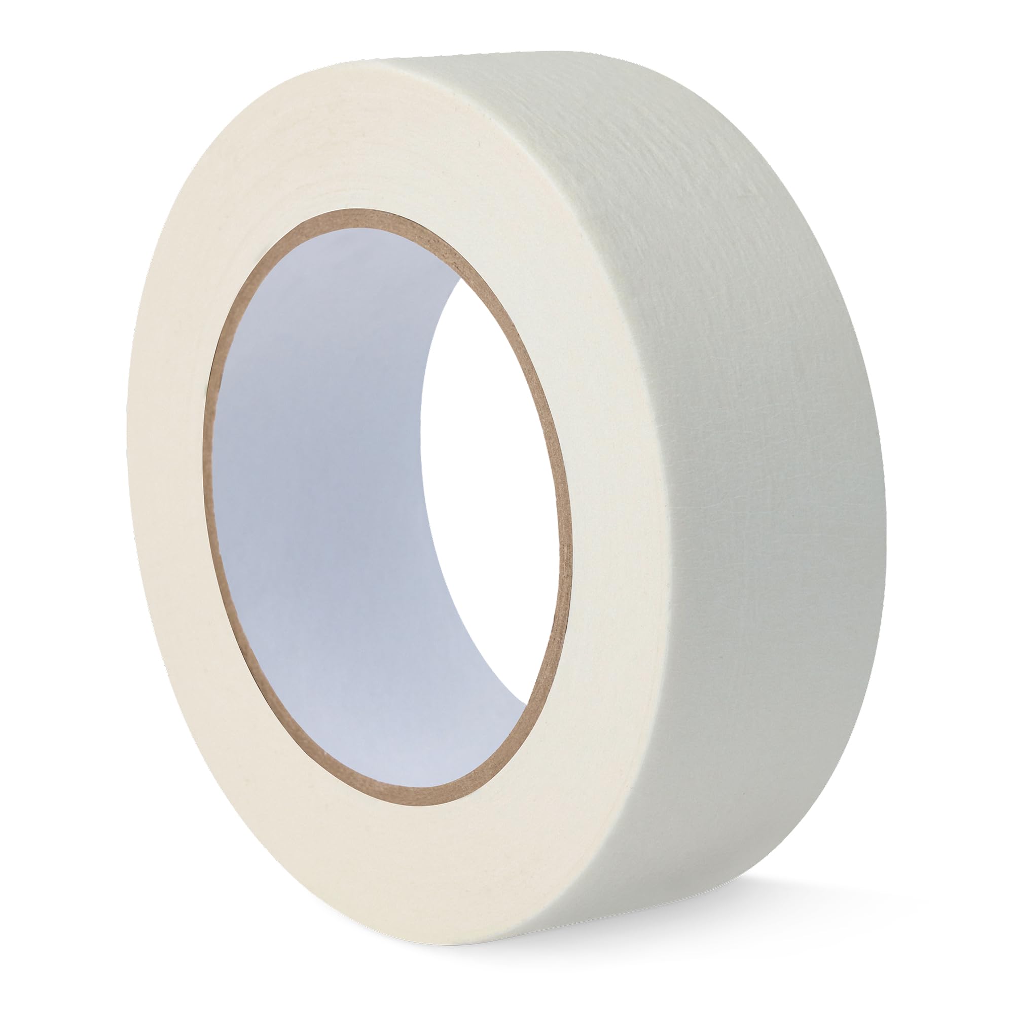 Amazon Basics Multi-Surface Masking Tape for Labeling, 1.41" x 60 Yards, Beige, 1 Roll