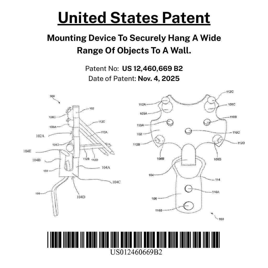 HangSmart TV® Wall Mount NO Stud - Original & Patented Easy Install, DIY for 19-100" TVs, Holds Up to 150LBS, Fits Most LED LCD Flat Screens & Monitors, Includes Hardware