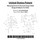 HangSmart TV® Wall Mount NO Stud - Original & Patented Easy Install, DIY for 19-100" TVs, Holds Up to 150LBS, Fits Most LED LCD Flat Screens & Monitors, Includes Hardware