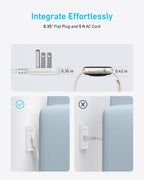 Anker Power Strip with 2000J Surge Protector, 5ft Outlet Extender, 20W, 8AC