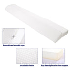 HOMBYS Wedge Pillow Headboard for Bed Gap,Foldable Bed Wedge Gap Filler King Size,Matterss Gap Filler,Multi Functional Bed Crack Pillow, Fill The Gap (0-7") Between Your Headboard and Mattress,White