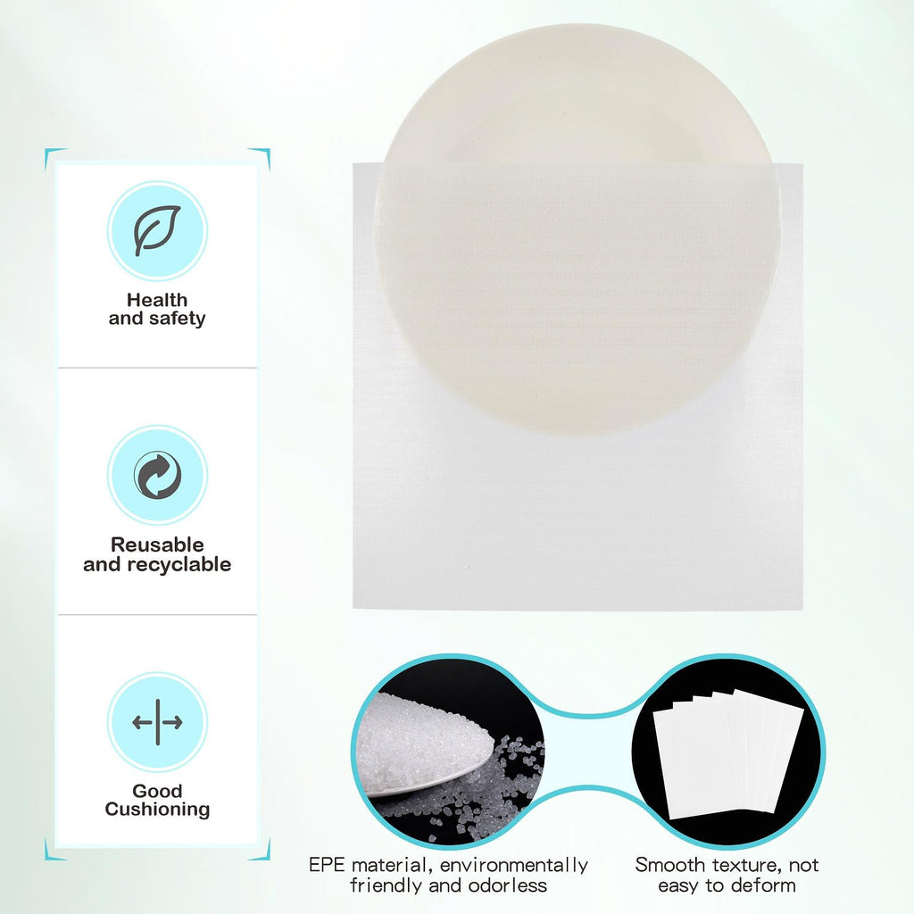50pcs Cushioning Foam Pouches and Sheets, 12 * 12 inches Moving Bubble Packaging Bags for Moving, Packaging, Shipping and Storage，Packing Cushioning Supplies for Moving
