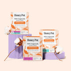 The Honey Pot Company - Tampons Regular & Super - 54 Count, 3 Packs of 18