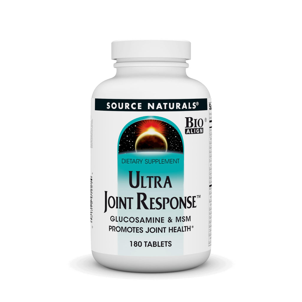 Source Naturals Ultra Joint Response, Glucosamine & MSM, Promotes Joint Health* - 180 Tablets
