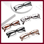Kerecsen Reading Glasses 5 Pairs Fashion Ladies Readers Spring Hinge with Pattern Print Eyeglasses for Women (Mix Color -4, 1.50)