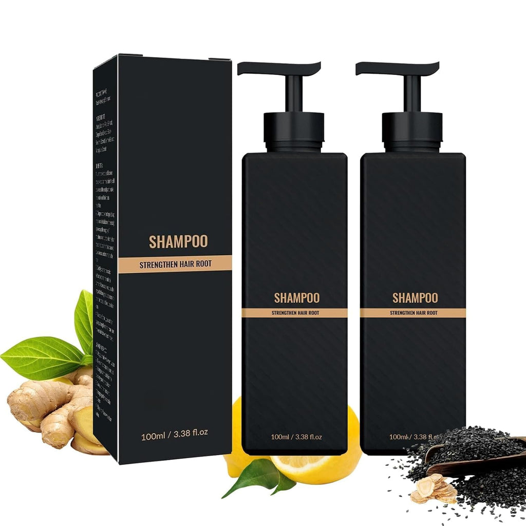 2PCS Root Activator Shampoo, Hair Growth Root Activator Shampoo, for Smooth and Strong Hair Restoration