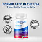 Silen Sense Calm Ears - Official Silen Sense CalmEars Advanced Formula Capsules Ear Health Support, SilenSense Pills Premium Natural Vitamins for Overall & Wellness, 60 Capsules for 1 Month