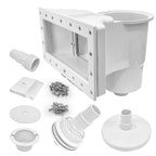 FixIdea Above Ground Pool Skimmer Kit- Wide Mouth Opening Thru-Wall Skimmer- Outer Dimensions：13-9/16 in (W) x 7-9/16 in (H) ，Inner Dimensions 11-15/16 in (W) x 5-5/16 in (H)