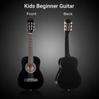 ADM Beginner Acoustic Classical Guitar Nylon Strings Wooden Guitar Bundle Kit for Kid Boy Girl Student Youth Guitarra Online Lessons with Starter Accessories (30 Inch, Geen)