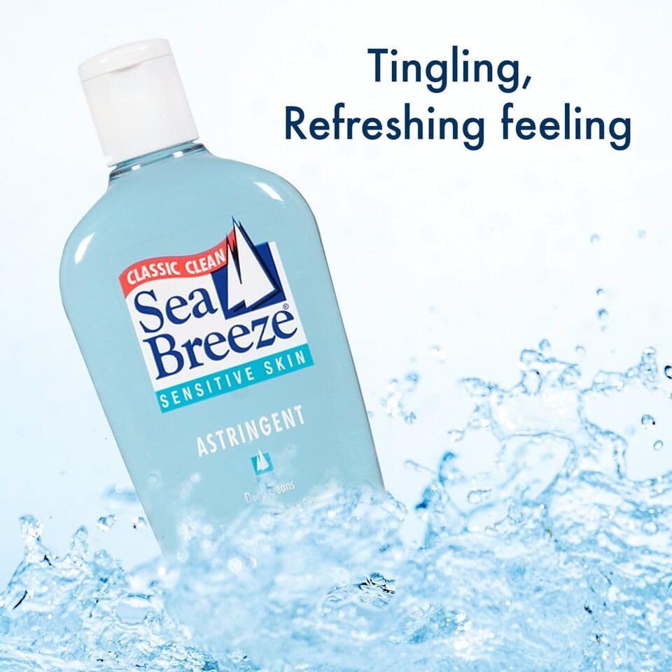 Sea Breeze Sea Breeze Fresh-Clean Astringent Sensitive Skin, 10 oz (Pack of 2)