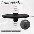 XYgdhqpt R0536400 PB4-60 Booster Pump Impeller Pool Cleaner Part Compatible with Polaris PB4-60 Style Pumps (2012 and Current)