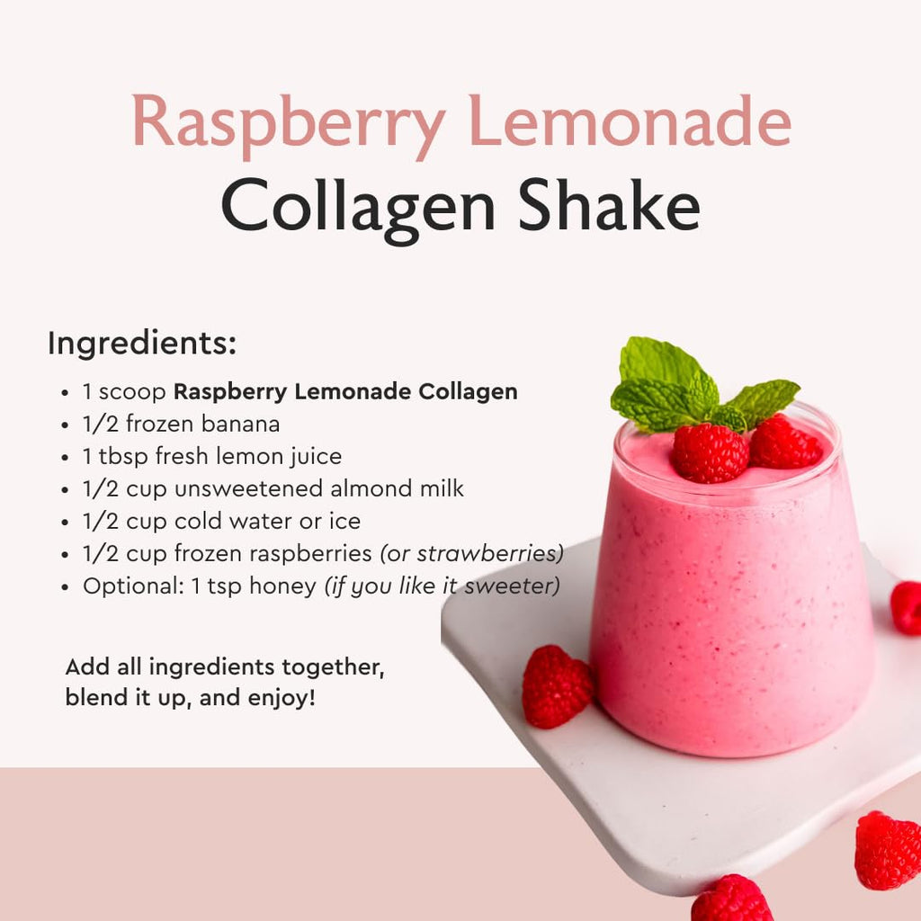 Alaya Multi Collagen Powder - Type I, II, III, V, X Hydrolyzed Collagen Peptides Protein Powder Supplement with MSM + GC (Raspberry Lemonade)