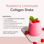 Alaya Multi Collagen Powder - Type I, II, III, V, X Hydrolyzed Collagen Peptides Protein Powder Supplement with MSM + GC (Raspberry Lemonade)