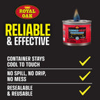 Royal Oak Canned Heat 6-Hour Chafing Fuel, 12 Pack, Comfortable to touch