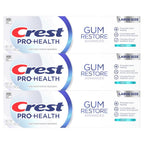 Crest Pro-Health Advanced Gum Restore Deep Clean Toothpaste 4.8 oz Pack of 3 -Anticavity, Antibacterial Flouride Toothpaste, Clinically Proven, Gum and Enamel Protection