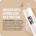 BOLDIFY Thickening Shampoo - Rice Water for Thinning and Oily Hair - Volumizing Shampoo for Fine Hair, Weightlessly Removes Excess Oil - 8oz