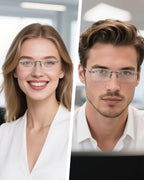 TERAISE Rimless Reading Glasses Comfortable Lightweight Frameless Reader 3 Pack Men and Women Blue Light Blocking Computer Eyeglasses(2.0X)