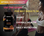 Quinine Quina Capsules 500mg, Cinchona Red Bark Natural Herbal Supplement, Leg Cramp Relief Tablets, Cramp Muscle Defense and Overall Digestive Health, 100 Pills