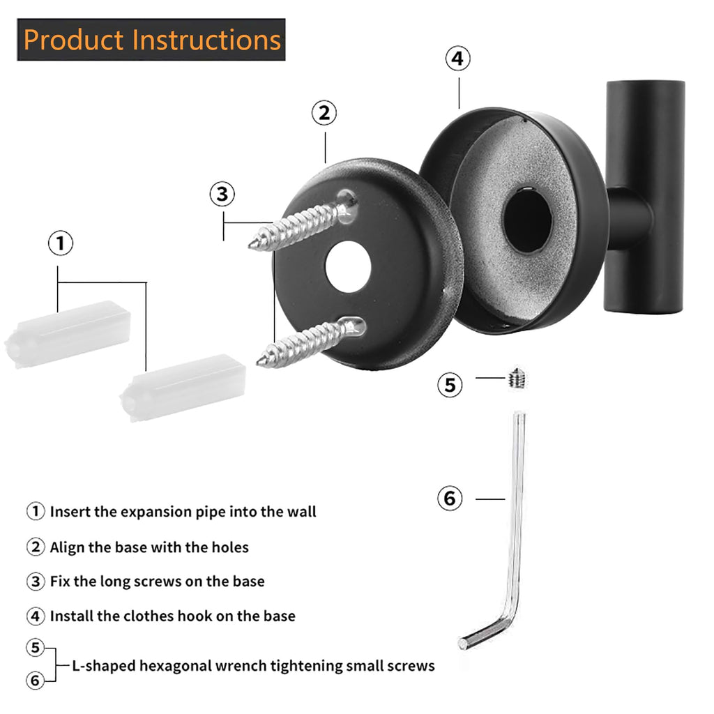 Sotuai 2-Piece Hand Towel Holder - 9" Modern Design Towel Ring, Thicken SUS 304 Stainless Steel Towel Holder for Bathroom Wall, Contemporary Hand Towel Rack - Chrome