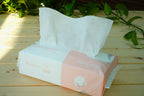 Careboree Extra Thick Dry Wipe, Disposable Face Drying Towel 100% Cotton, Lint-Free Cotton Tissues (2 Pack)