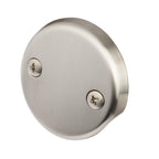 Artiwell Tip-Toe Tub Trim Set with Two-Hole Overflow Faceplate, Replacement Bath Drain Trim Kit with 2-Hole Overflow Faceplate and Universal Fine/Coarse Thread (Brushed Nickel)