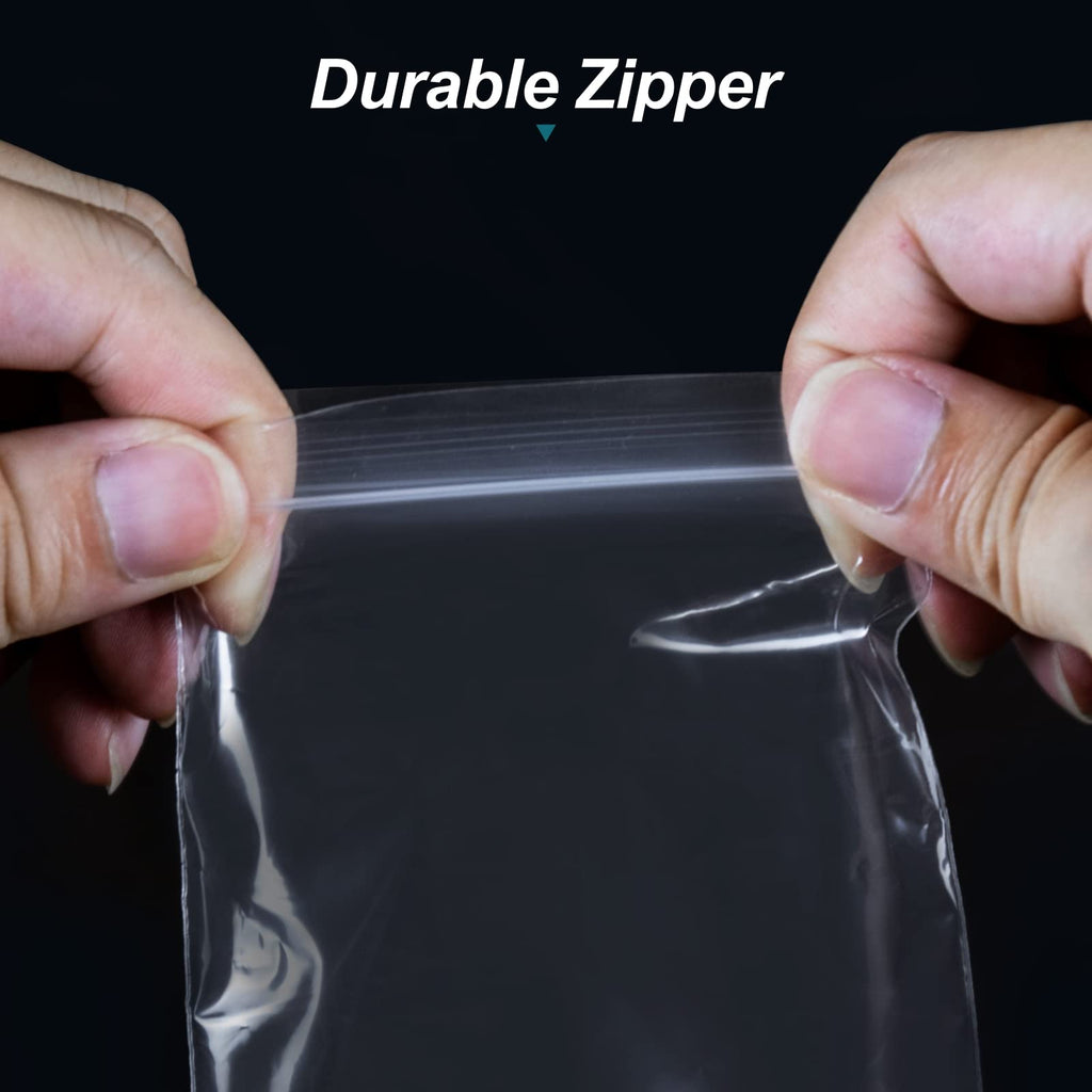 500 Pcs Small Plastic Bags, Mini Baggies, Jewelry Bag Clear Plastic