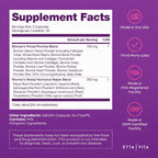 Primal Beef Organ Supplement for Women (Made in USA) Boosted w Shatavari, Maca, Ashwagandha, and Chasteberry - Grass Fed Uterus, Ovary, Liver, Kidney, Heart Bone Matrix, Gotu Kola and Queen Colostrum