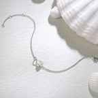 FANCIME White Pearl Bracelets June Birthstone Bracelet for Women Sterling Silver Infinity Link Bracelet Fine Jewelry Anniversary Birthday Mothers Day Gifts for Mom Her, Chain 6.7+1.2"