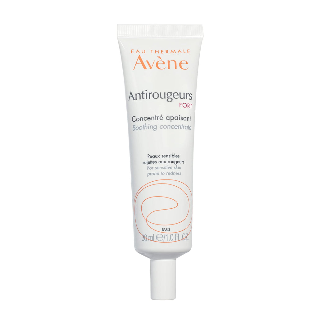 Avène Antirougeurs FORT Soothing Concentrate Calming Redness Cream 1.01 Fl Oz, unscented