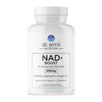 DR. EMIL NUTRITION NAD+ Boost - Nicotinamide Riboside Supplement - Supports Cellular Energy, Longevity & Healthy Aging - Non-GMO - with Berberine, L-Theanine & Niacin - 30-Day Supply