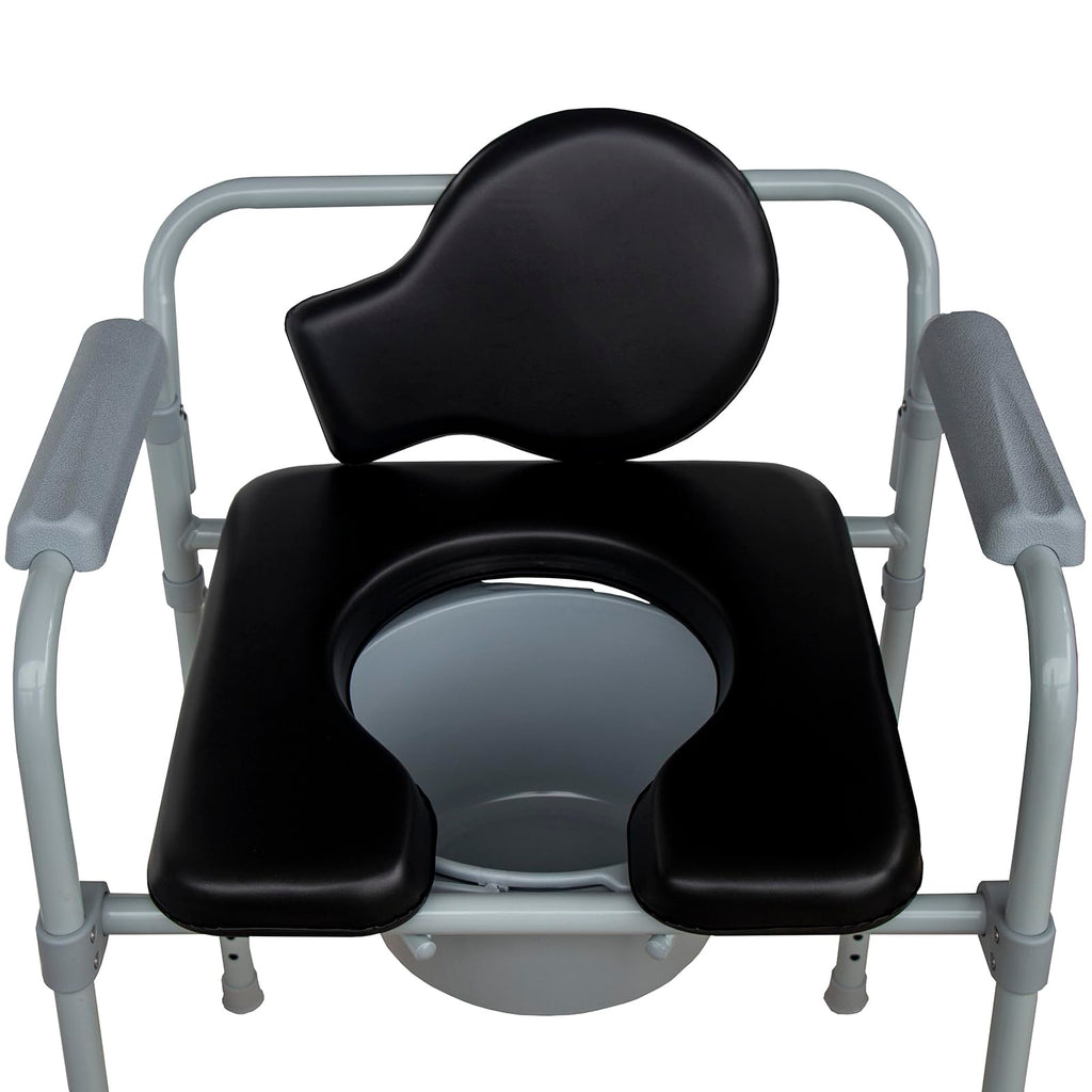 RQUIRRE Commode Seat Cushion, Super Soft Sponge Padded Commode Chair Seat Pad for Elderly/Handicapped/Disabled, Shower Wheelchairs, Toilet Chairs