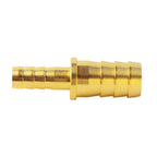 Metaland Brass Hose Barb Reducer, 3/8" to 3/16" Hose ID, Reducing Barbed Hose Splicer Mender Coupler Warter Fuel Air (Pack of 10)