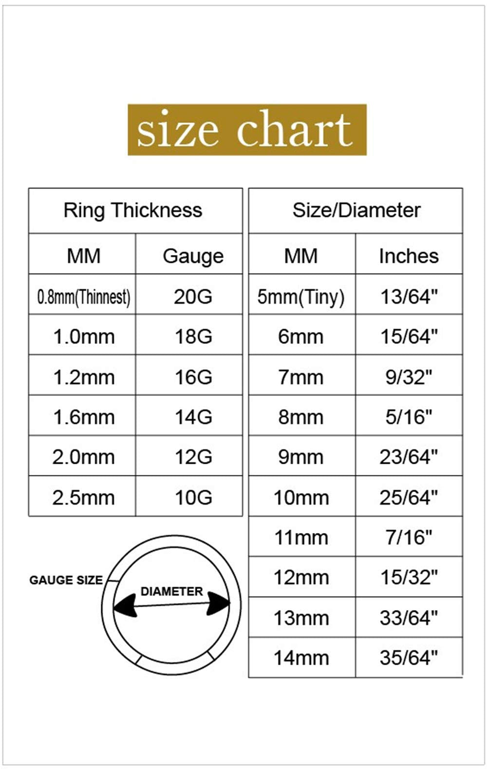 ORANGELOVE, 2pcs 20g 7mm Piercing Jewelry, Hypoallergenic Surgical Steel Earrings/Nose Rings for Tragus, Cartilage, Helix, Daith, Nipple, Belly, Lip, 20 Gauge, Clicker Closure, Silver, 20.0g
