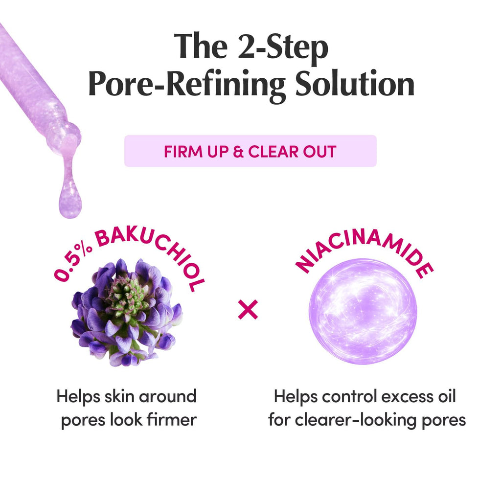 EQQUALBERRY Bakuchiol Plumping Serum | 0.5% Bakuchiol Retinol Alternative | Pore Minimizer for Sensitive Skin | Niacinamide & Peptide Wrinkle Care | Korean Skincare (1.01oz / 30ml)