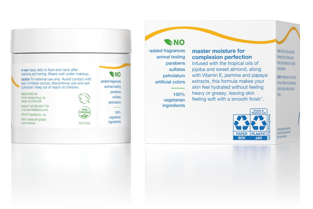 Alba Botanica Ultra Hydrating Moisturizing Cream, with Vitamin E, Fragrance Free, 3 Oz (Packaging May Vary)