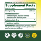 MegaFood Womens Probiotic + Prebiotic - Gluten-Free Prebiotics and Probiotics for Women, Supports Digestive Health & Regularity, Vaginal Probiotics for Healthy pH Levels, Vegetarian - 30 Capsules