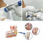 Shockwave Therapy Machine, Effective Electromagnetic Extracorporeal Shock Wave Therapy Machine Pain Relief Body Massager Muscle Relax Massage Gun with 7 Massage Heads