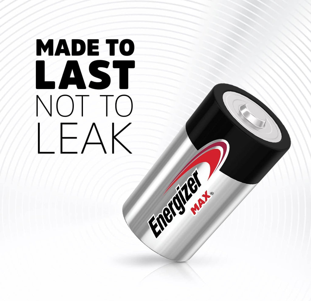 Energizer MAX D Batteries, Premium Alkaline D Cell Batteries, Long-Lasting Power and Protection for Your Everyday Devices!