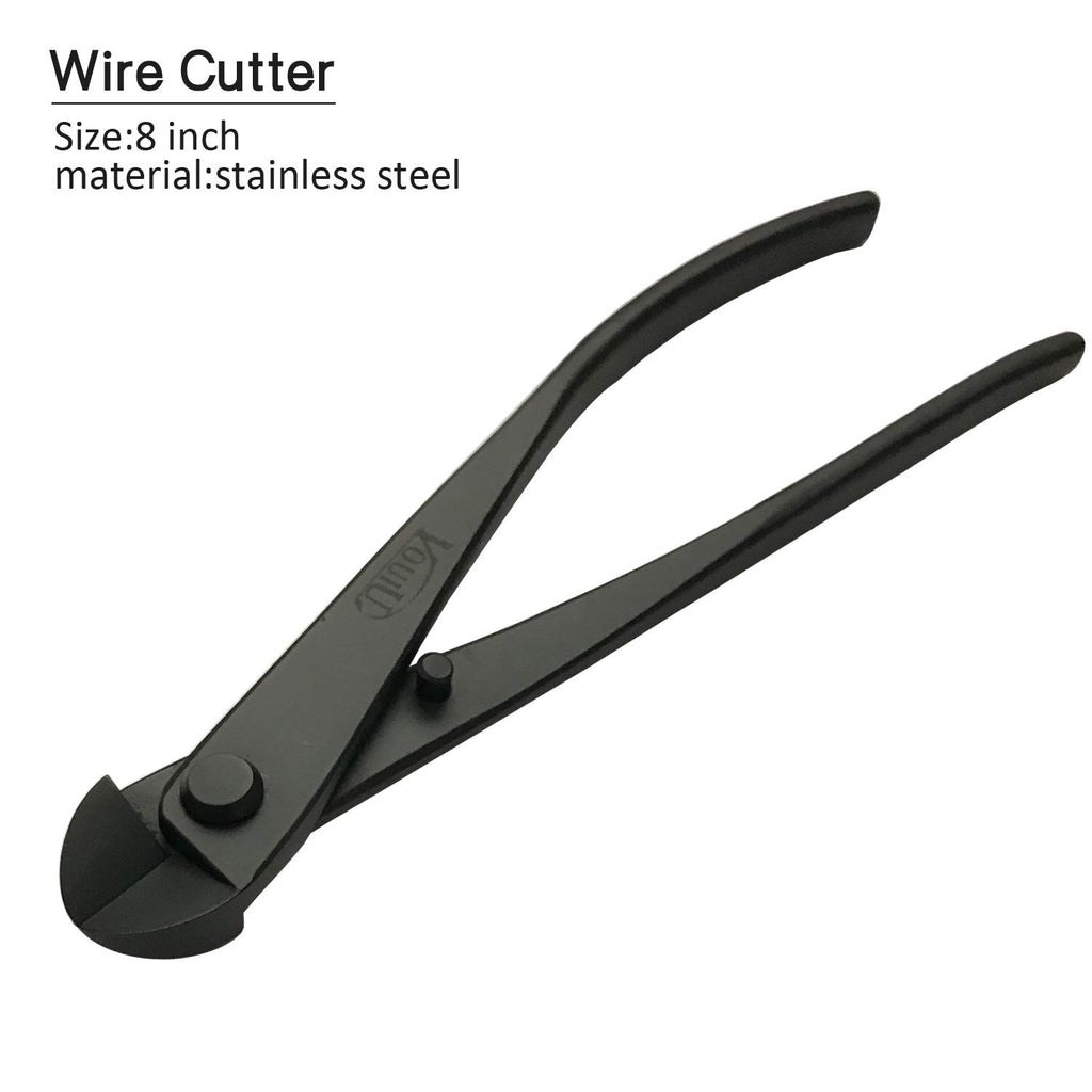 VOUIU 5-Piece Bonsai Tool Set,Knob Cutter,Concave Cutter,Wire Cutter,Jin Pliers,Bonsai Scissors