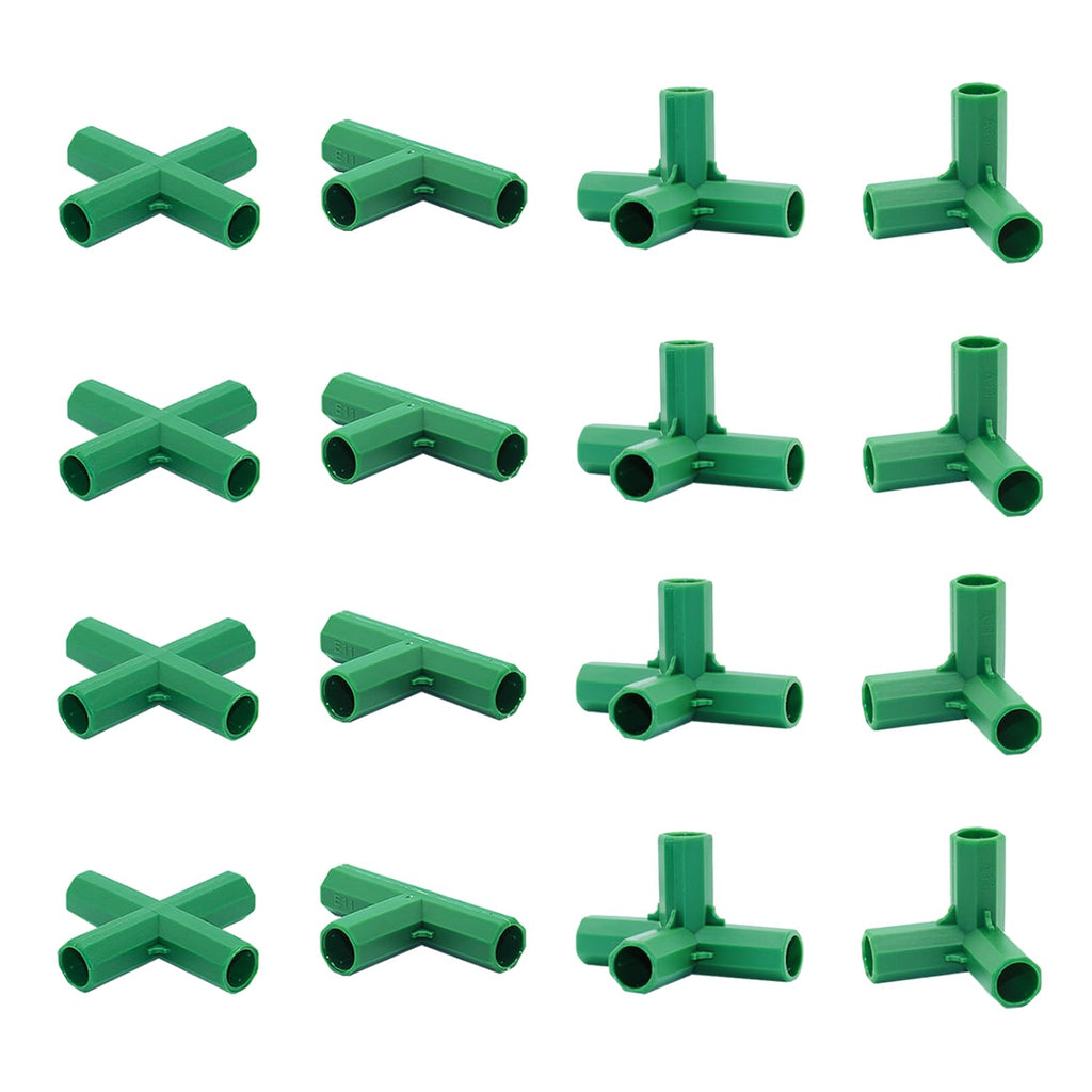 Bykswil Fitting 16MM Stable Support Greenhouse Frame Building Connector