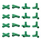 Bykswil Fitting 16MM Stable Support Greenhouse Frame Building Connector