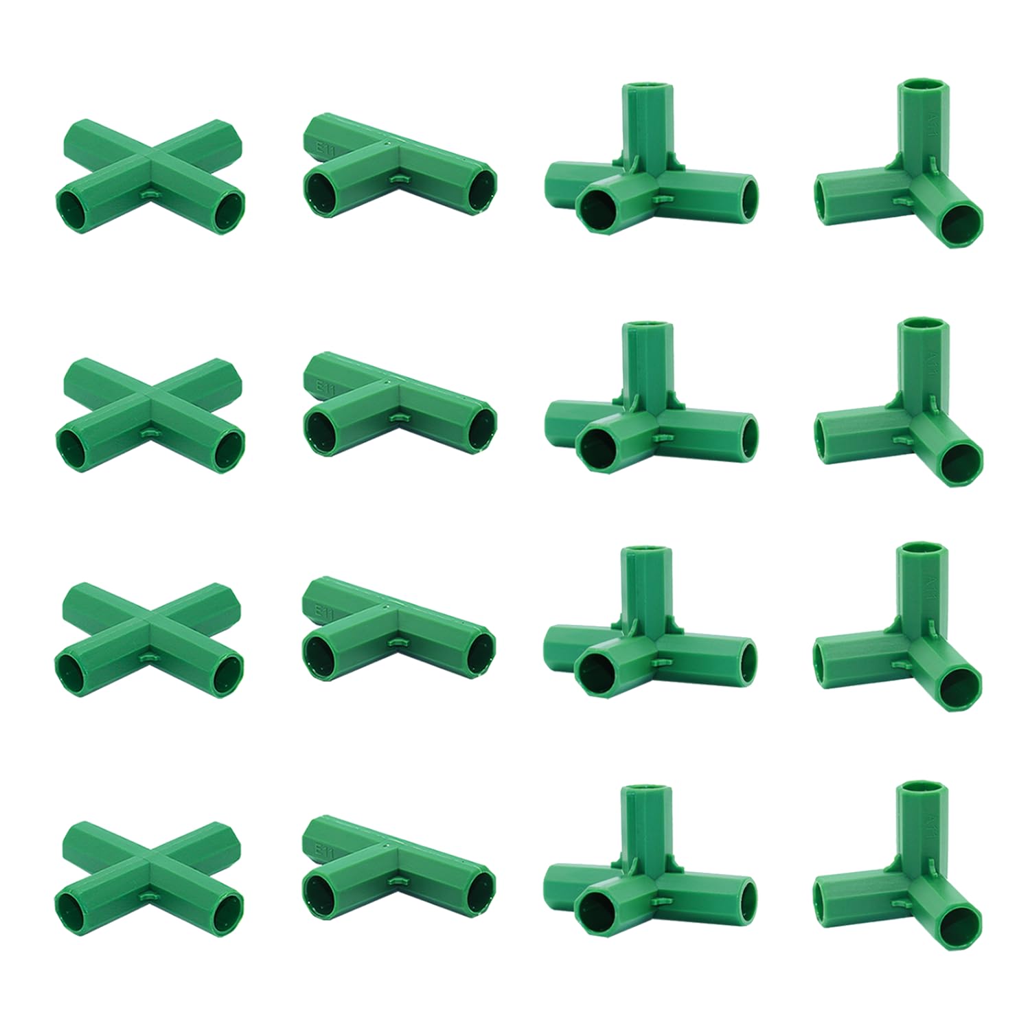 Bykswil Fitting 16MM Stable Support Greenhouse Frame Building Connector