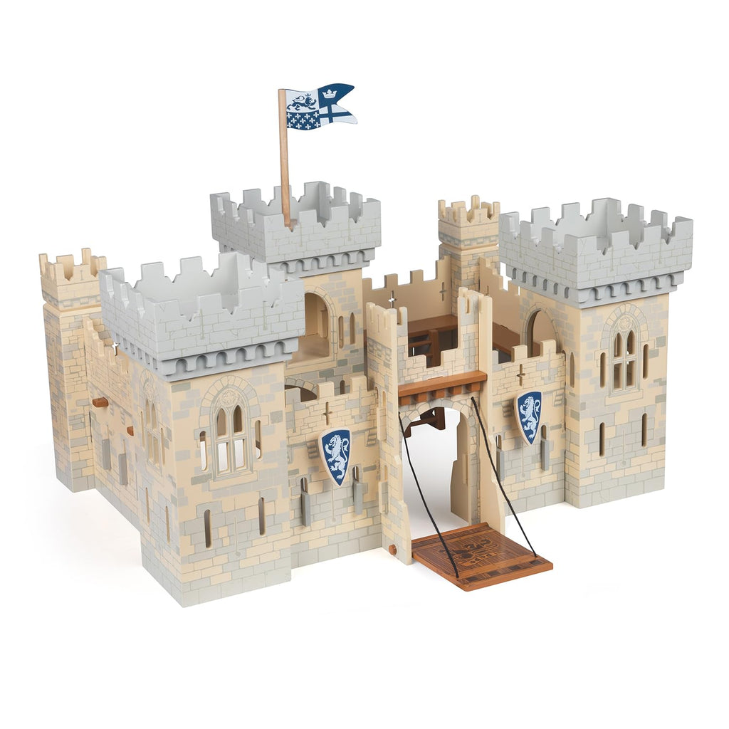 Papo - Medieval & Fantasy - Weapon Master Castle - 60002 - Wooden playset for Figurines - Collectible - for Children - Suitable for Boys and Girls - from 3 Years Old
